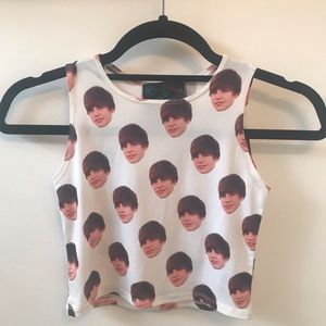 O-Mighty Baby Bieber Crop Top